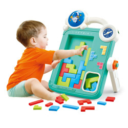 WOOPIE Double-Sided Drawing Board 2-in-1 Tetris Game