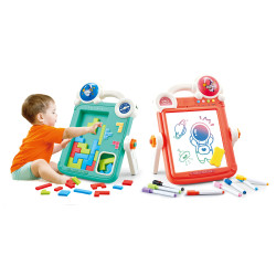 WOOPIE Double-Sided Drawing Board 2-in-1 Tetris Game
