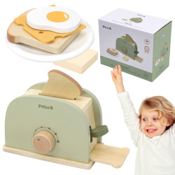 VIGA PolarB Wooden Toaster Set Green + Accessories