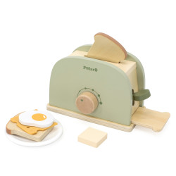 VIGA PolarB Wooden Toaster Set Green + Accessories