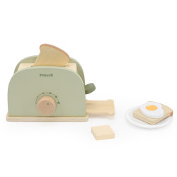 VIGA PolarB Wooden Toaster Set Green + Accessories