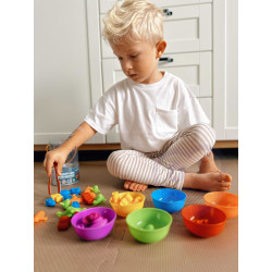 WOOPIE Montessori Educational Game Color Sorter Sea Land 64 pcs.