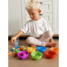 WOOPIE Montessori Educational Game Color Sorter Sea Land 64 pcs.