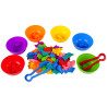 WOOPIE Montessori Educational Game Color Sorter Sea Land 64 pcs.