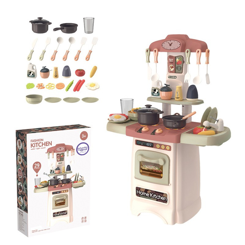WOOPIE Fashionable Kitchen with Water Circulation Burner Light Sound + 29 Acc.