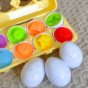 WOOPIE Montessori Egg Puzzle - Match Shapes and Colors