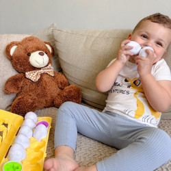 WOOPIE Montessori Egg Puzzle - Match Shapes and Colors