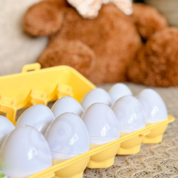 WOOPIE Montessori Egg Puzzle - Match Shapes and Colors
