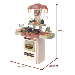 WOOPIE Fashionable Kitchen with Water Circulation Burner Light Sound + 29 Acc.