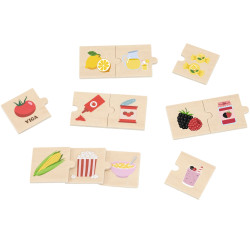 VIGA Puzzle Set Discover the Connections Between Nature and Food