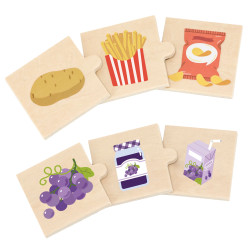 VIGA Puzzle Set Discover the Connections Between Nature and Food