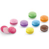 VIGA Wooden Cookies Colorful Cookies Macaroon Set 8 pcs