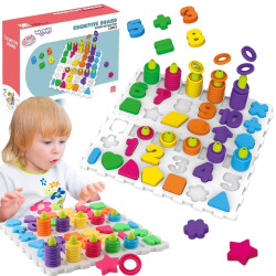 WOOPIE Montessori Puzzle Sorter Brain Training Letters Numbers 139 pcs