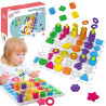 WOOPIE Montessori Puzzle Sorter Brain Training Letters Numbers 139 pcs