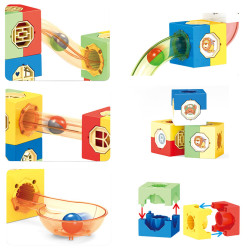 WOOPIE Marble Track Ball Track Construction Set 3D Blocks