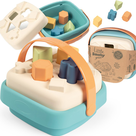 SMOBY Little Green Sorter in the Bioplastic Basket