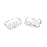 MASTERKIDZ Set of 2 Metal Dish Drying Baskets for Kids' Kitchen