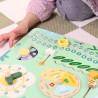 CLASSIC WORLD Wooden Manipulative Board "My First Calendar" Clock for Children