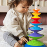 WOOPIE BABY Colorful Tower Puzzle Pyramid Educational 18m+