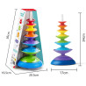 WOOPIE BABY Colorful Tower Puzzle Pyramid Educational 18m+