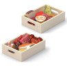 VIGA Wooden Food Box Set for Breakfast, Fish, Meat, Dairy