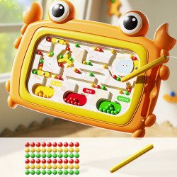 WOOPIE Montessori Magnetic Board Crab Maze Orange