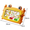 WOOPIE Montessori Magnetic Board Crab Maze Orange
