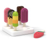 VIGA Set of Wooden Ice Cream Sticks with Stand 6 pcs.