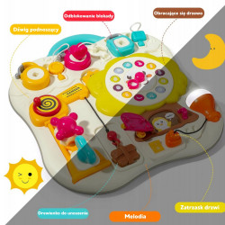 WOOPIE Montessori Manipulative Sensory Interactive Board for Toddlers