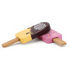VIGA Set of Wooden Ice Cream Sticks with Stand 6 pcs.