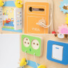 VIGA Wooden Manipulative Board Discovery and Learning House