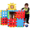 WOOPIE Educational Blocks Waffles Fence House