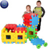 WOOPIE Educational Blocks Waffles Fence House