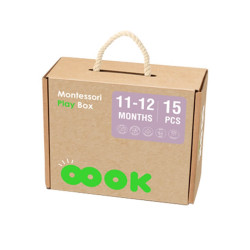 TOOKY TOY Box XXL Montessori Educational 5in1 Sensory Box 11-12 Months