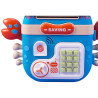 WOOPIE Electronic Piggy Bank Safe ATM with PIN Access Code Crab Backpack Blue