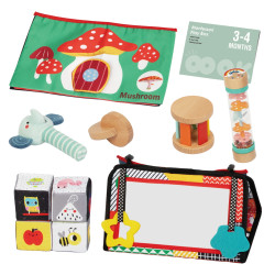 WOOPIE GREEN XXL Montessori Sensory and Education Box 6 in 1 FSC