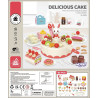 WOOPIE Confectionery Birthday Cake for Cutting + Tea Set 85 pcs.