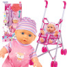 WOOPIE ROYAL First Baby Doll with Stroller and Nanny + Feeding Set
