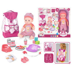 WOOPIE ROYAL Babysitter Doll Set with Accessories 19 pcs.