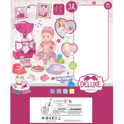 WOOPIE ROYAL Babysitter Doll Set with Accessories 19 pcs.