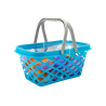 WOOPIE Shopping Basket with Tea Set and Sweets 26 pcs.
