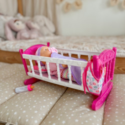 WOOPIE ROYAL XL Unicorn Babysitter with Cradle and Feeding Set