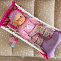 WOOPIE ROYAL XL Unicorn Babysitter with Cradle and Feeding Set