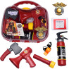 WOOPIE Firefighter Suitcase with Fire Extinguisher Set 7 pcs.