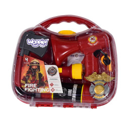 WOOPIE Firefighter Suitcase with Fire Extinguisher Set 7 pcs.
