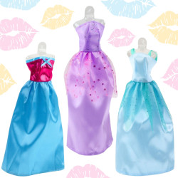 WOOPIE ROYAL Doll Fashion Set Dresses Shoes Jewelry Accessories