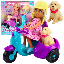 WOOPIE Scooter Doll with a Dog