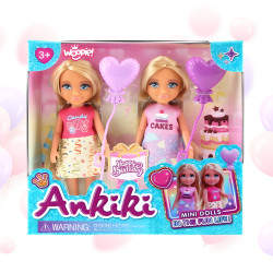 Woopie Two Doll Birthday Set - Candy and Cakes