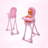 WOOPIE ROYAL Lily Baby Doll Highchair Accessories Set