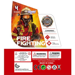 WOOPIE Firefighter Suitcase with Fire Extinguisher Set 7 pcs.